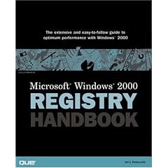 Windows 2000 Registry Handbook (Using)