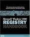 Books : Microsoft Windows 2000 Registry Handbook (Que-Consumer-Other)