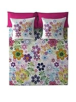 COSTURA Juego De Sábanas Dalia (Fucsia)