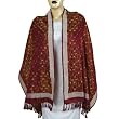 Indian Pure Silk Scarves Wraps Womens Accessory 22 x 72 inches