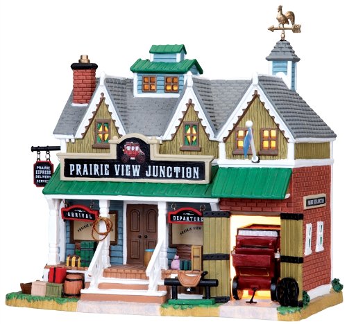 Lemax Harvest Crossing Prairie View Junction Lighted Building
