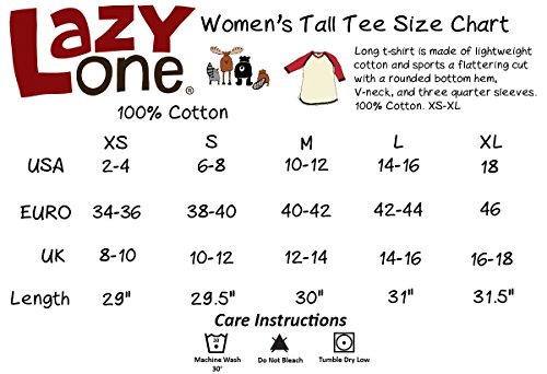 LazyOne Womens Forest Be With You PJ Tall T Shirt Adult