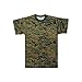 Rothco T-Shirt/Woodland Digital Camo, Medium