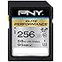 PNY Elite Performance 256 GB High Speed SDXC Class 10 UHS-I, U3 up to 95 MB/Sec Flash Card (P-SDX256U395-GE)