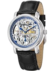 Stuhrling Original Womens 460L.121516 Classic Delphi Avon Mechanical Skeleton Blue Dial Watch
