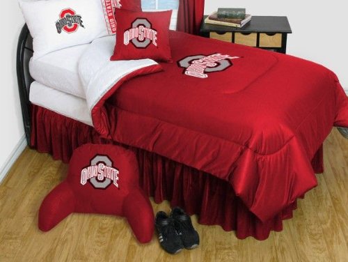 Ohio State Buckeyes Bedding Ncaa Comforter And Sheet Set Combo