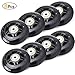 TOBWOLF 8Pcs Inline Skate Wheels, Replacement Rollerblade Roller Wheels with Bearings 70mm 82A