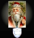 Vintage Santa Claus Decorative Night Light