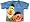 Sesame Street Ernie & Bert Homespun Light Blue T-Shirt - Toddler (2T)