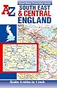 South East & Central England Road Map (Street Atlas)