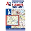 South East & Central England Road Map (Street Atlas)