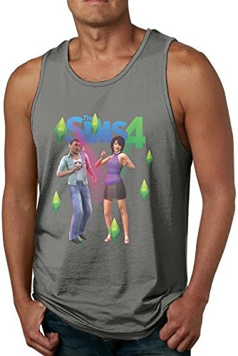 SYY Men's Sleeveless Shirt TheSims4 Cool DeepHeather Size XXL