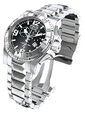 Invicta Reserve Herren-Armbanduhr Chronograph Edelstahl grau 5675