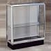 Aluminum Frame Half Height Display Case - 36''W Prominence Collection by Waddell - 443PB -CH-CH