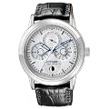 Neuf Citizen Montre Homme Quartz Solaire Analogique Cuir Bu0030-00A