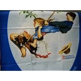 Norman Rockwell 34x48 Blanket by Norman Rockwell