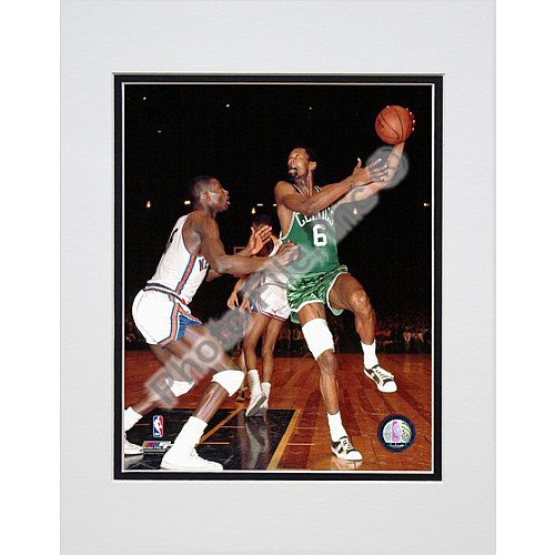 Photo File Boston Celtics Bill Russell Matted Photo