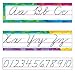 TREND enterprises, Inc. Color Splash Alphabet Line Zaner-Bloser Cursive B.B. Set