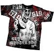 WWE Rey Mysterio Aztec Black Mens T-shirt