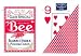 Bee Poker Playing Cards Jumbo Index Diamond Back - Red