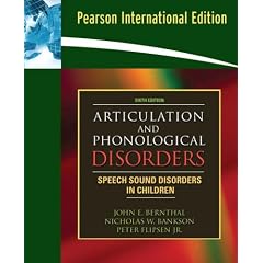 Articulation and Phonological Disorders