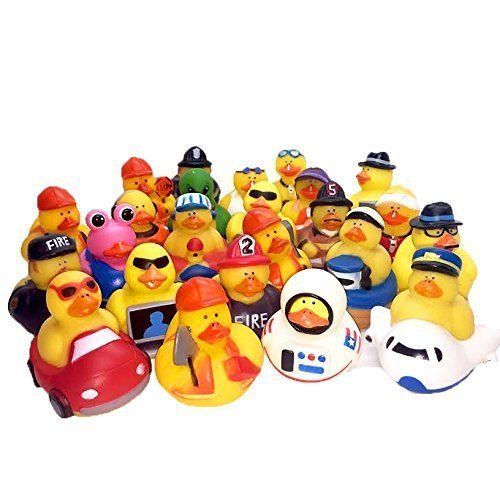 24 Rubber Duckies 