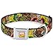 Buckle-Down Seatbelt Buckle Dog Collar - Thor & Loki Poses/Retro Comic Books Stacked - 1