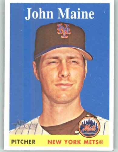 2007 Topps Heritage #457 John Maine - New York Mets (Baseball Cards)