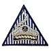 ID 1970 Cap Hat Tringle Emblem Patch Nautical Logo Embroidered Iron On Applique