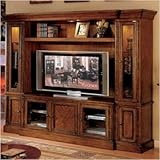 Cambridge Entertainment Center in Chestnut Finish