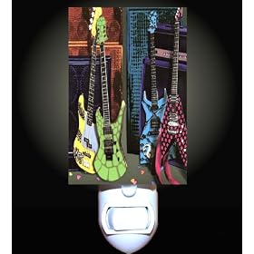 Cool Electric Guitars Decorative Night Light