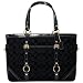 AUTHENTIC COACH BLACK SIGNATURE GALLERY TOTE
