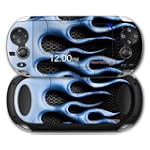Sony PS Vita Skin Metal Flames Blue by WraptorSkinz