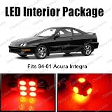 Acura INTEGRA Red Interior LED Package (6 Pieces) 