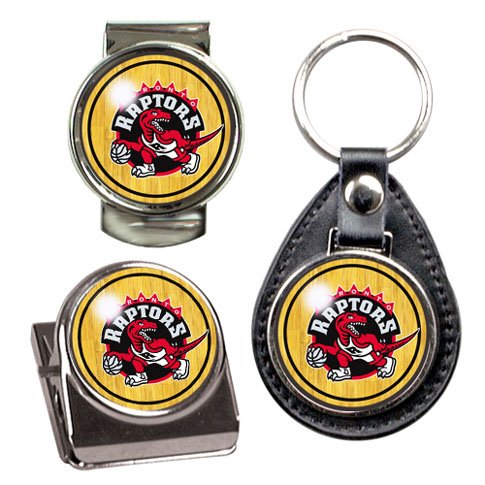 NBA Toronto Raptors Key Chain, Money Clip & Magnet Clip Set