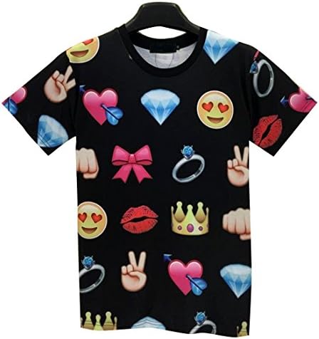 Unisex Black Wedding Emoji Shirt Clothing for Men Women Plus size