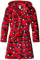 Hatley Little' Fuzzy Fleece Robe Farm Tractors