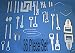 36-pc RADIO REMOVAL TOOL SET - Car Audio Tools Keys