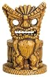 Angry Tiki Votive Holder - Cold Cast Resin - 4.75" Height
