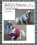 Crochet Pattern - CP247 - Dog Coat Sailor Top Pullover - Small, Medium, Large, Ex-large - USA Terminology