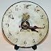 Antique French Clock Face On A Cd Quartz Wall Clock With Des