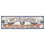 New York Islanders 9x30 Wood Sign