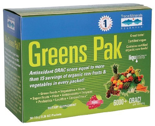 Trace Minerals Research - Greens Pak, 30 packets Trace Minerals Research - Greens Pak, 30 packets