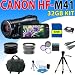 Canon Vixia Hf M41 Hf-m41 Hfm41 Flash Memory Camcorder + 32gb Sdhc Memory, 3 Extra Lens, Camcorder Case, Aluminum Tripod & More (32gb Kit)