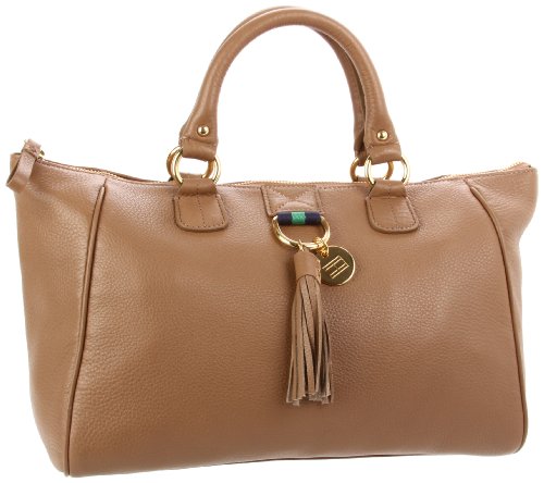 Tommy Hilfiger Tasseled Pebble East-West Satchel