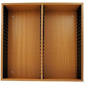 Hama DVD Box for 40 DVDs - Beech Wood