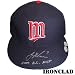 Joe Mauer Autographed Away Minnesota Twins Cap w/ 