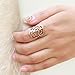 Brand New Amazing Jewelry Fashion Women Rings Rose Gold Plated Stainless Steel Finger Band Wedding Ring, Comfort Fit Size US Size 5-9