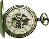IMAGE OF Mens Stainless Pocket Watch by Bariloche Pocket Watches 57528ATS-W2