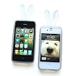 Bunny Crystal Diamond Skin Case for Apple iPhone 4 & 4S, Transparent